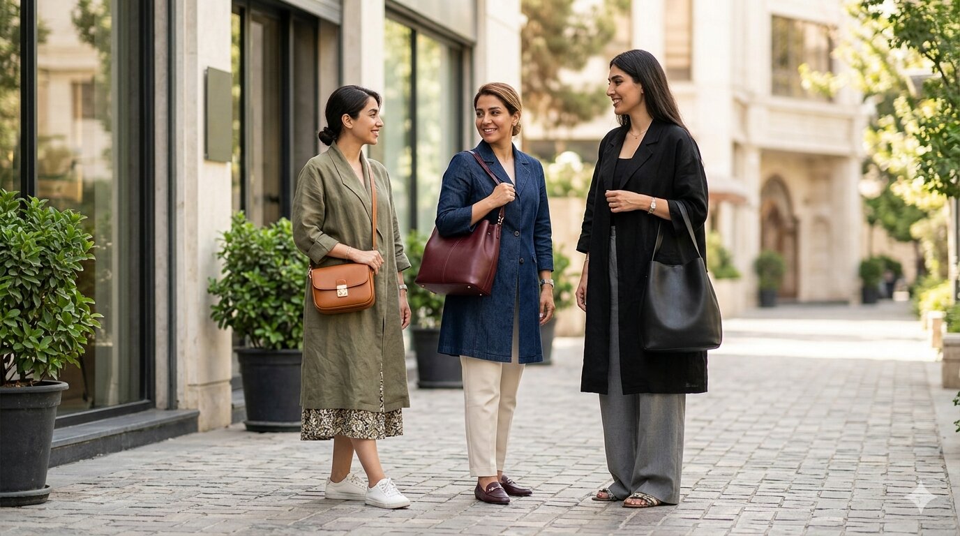 راهنمای انتخاب سایز کیف زنانه